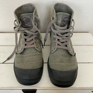 Palladium Pampa Hi Green Boots